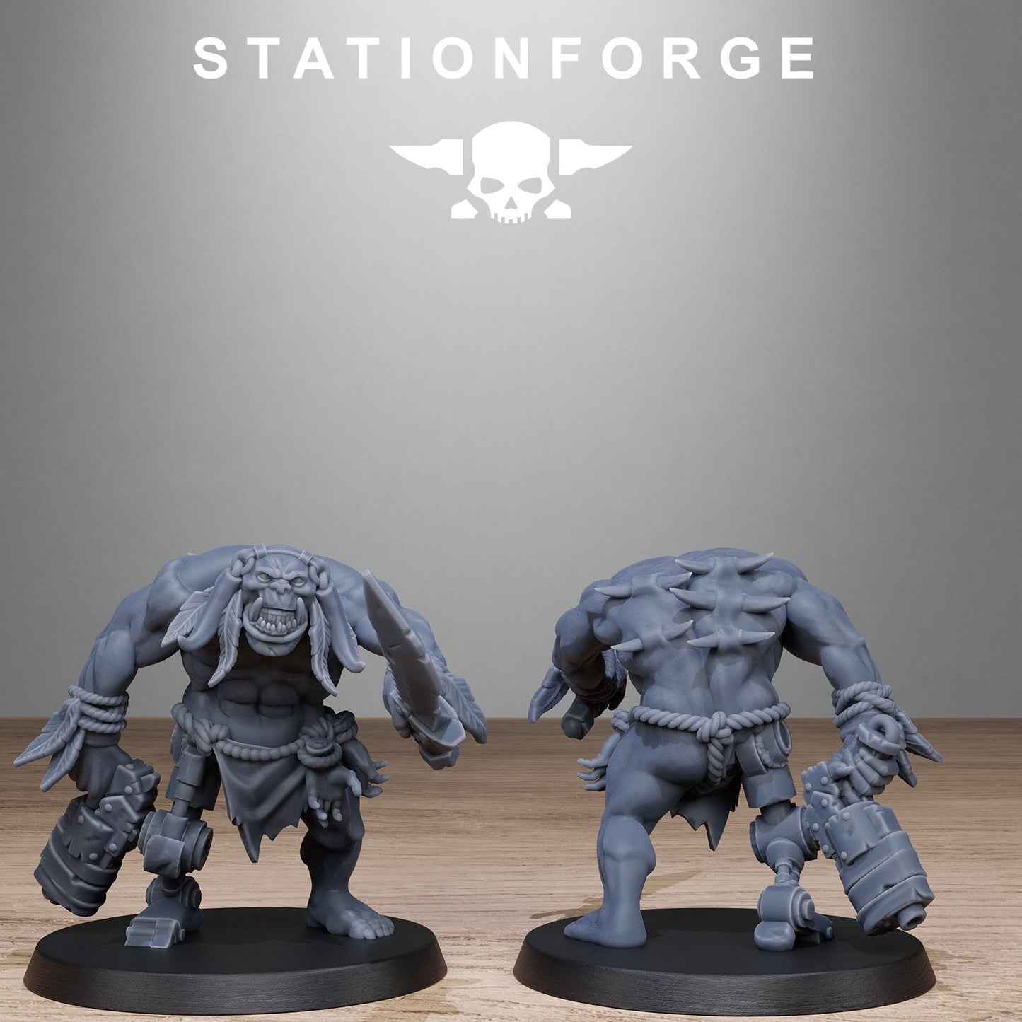 Station Forge Orkaz  Tribal Infantry minitures Ork Tabletop RPG Wargaming