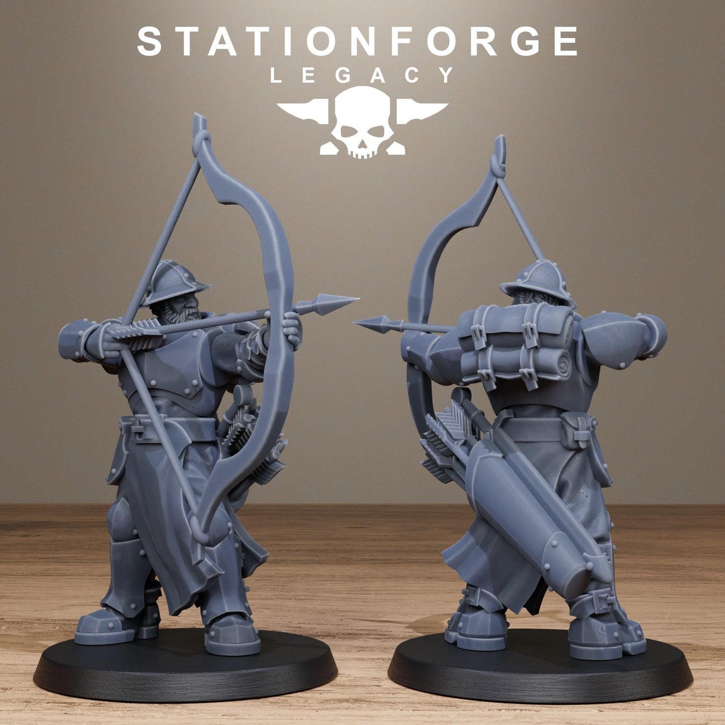 Station Forge Legacy  Solaris Archers 3d printed proxie Wargames New Faction