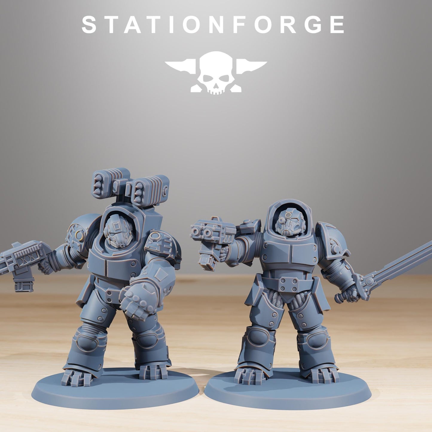 Station Forge Socratis Vanguard unit 3d printed proxie Wargames / Marines