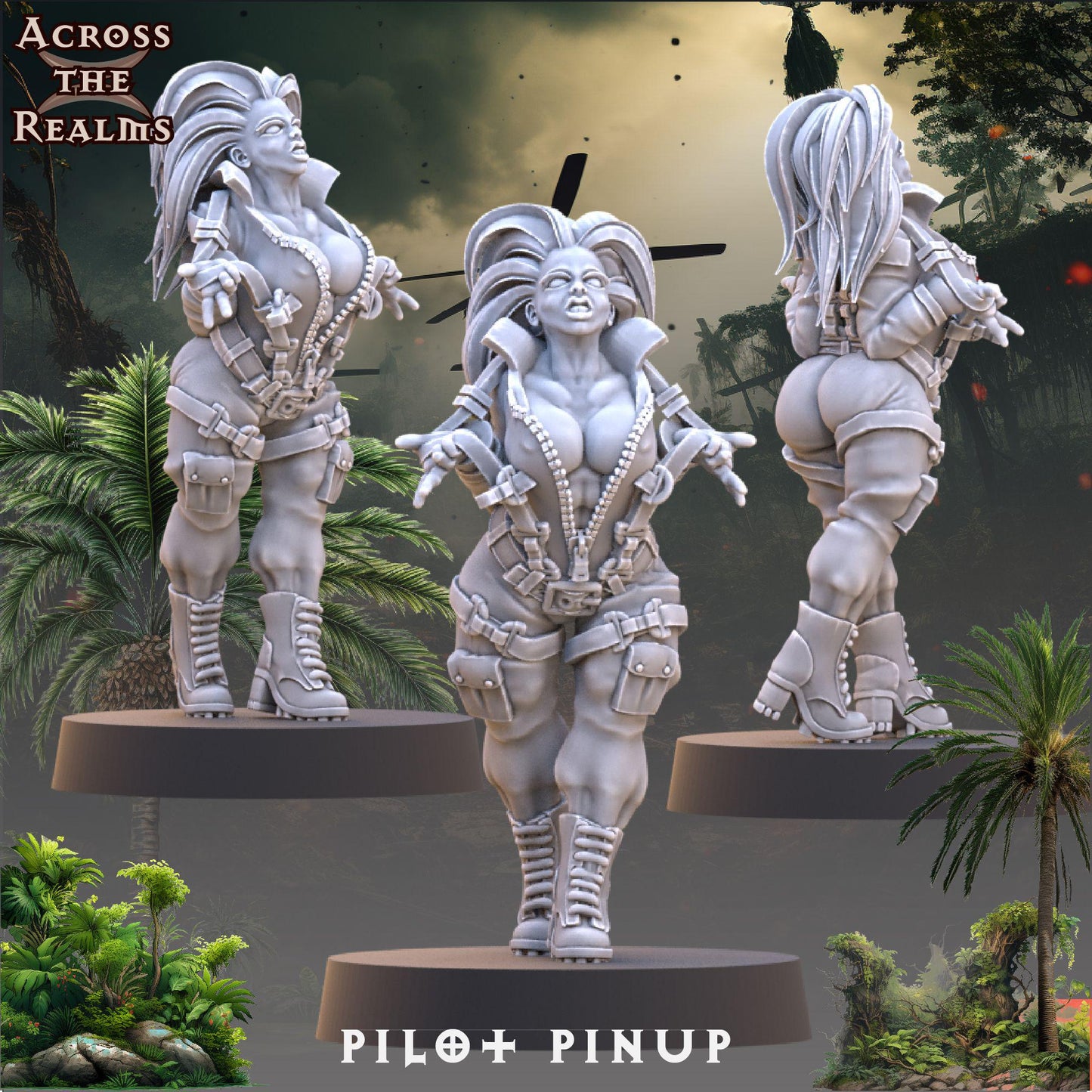 Across the realms  Jungle Fighters - Proxy minitures  Tabletop RPG Wargaming