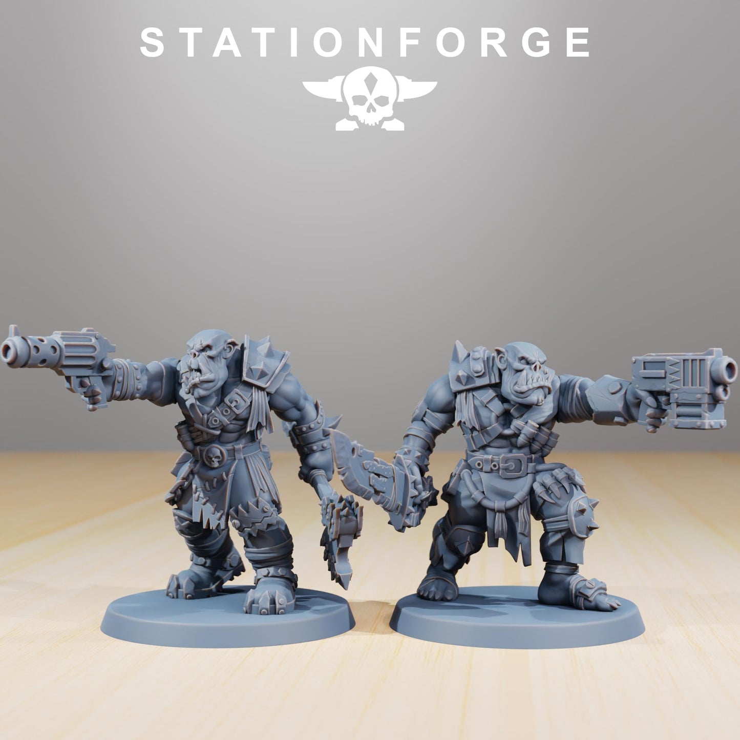 Station Forge Orkaz Strappaz 3d printed proxie Wargames minitures rpg