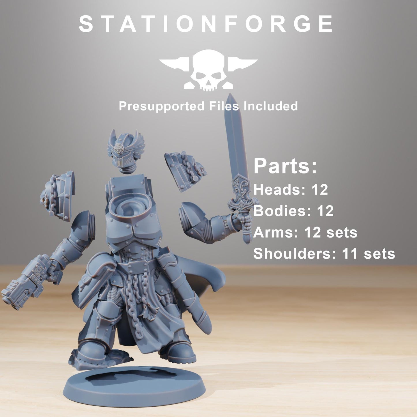 Station Forge Socratis Reinforcers unit 3d printed proxie Wargames / Marines