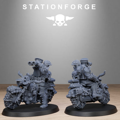 10 x Corrupted Guard Bikers Designed by Station Forge
