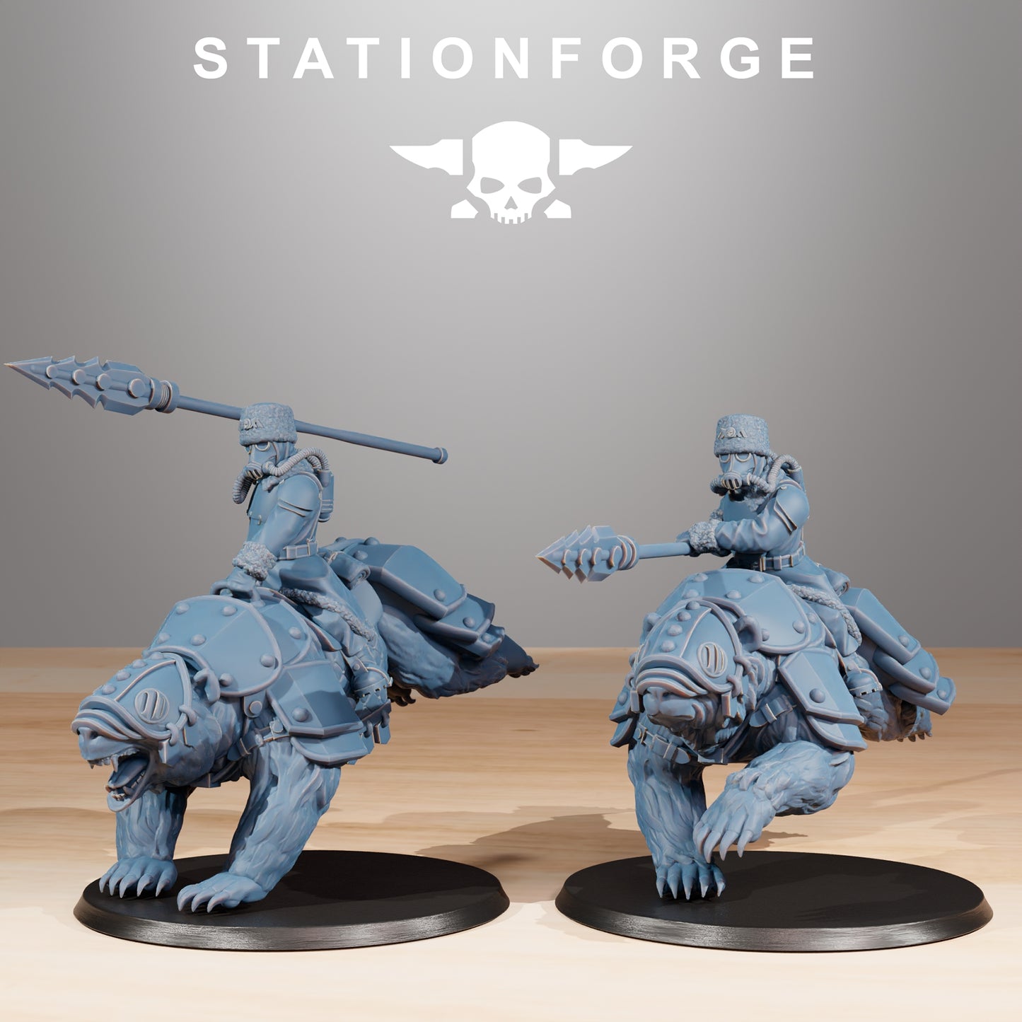 10 x GrimGuard Bear Riders Designed by Station Forge
