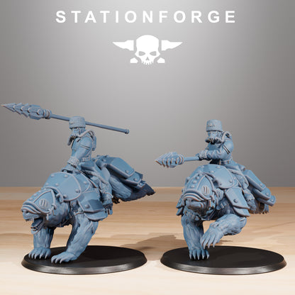 10 x GrimGuard Bear Riders Designed by Station Forge