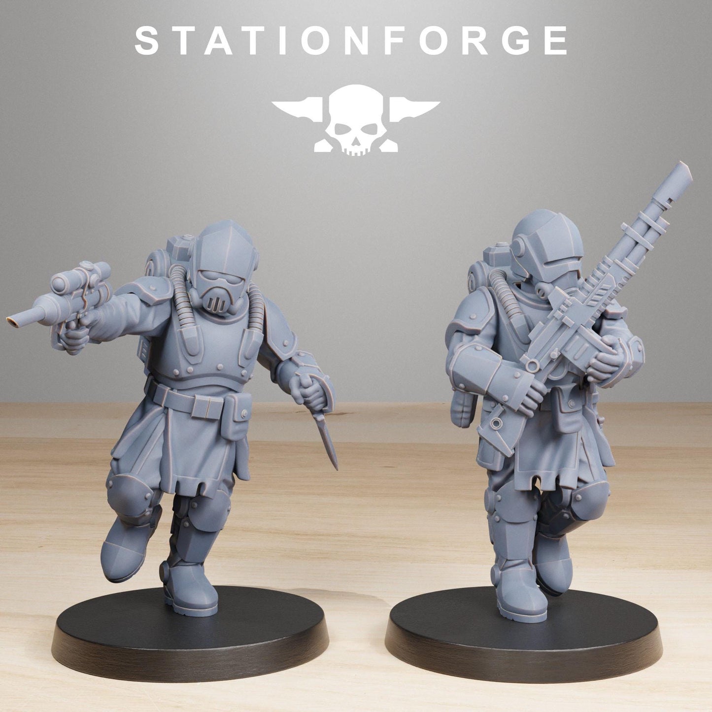Station Forge RoyalGuard Infantry 2 3d printed proxie Wargames