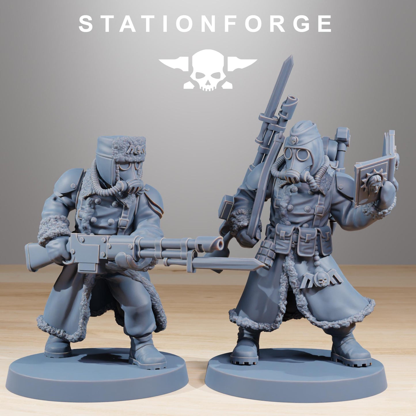 Station Forge GrimGuard Frostwatch 3d printed proxie Wargames