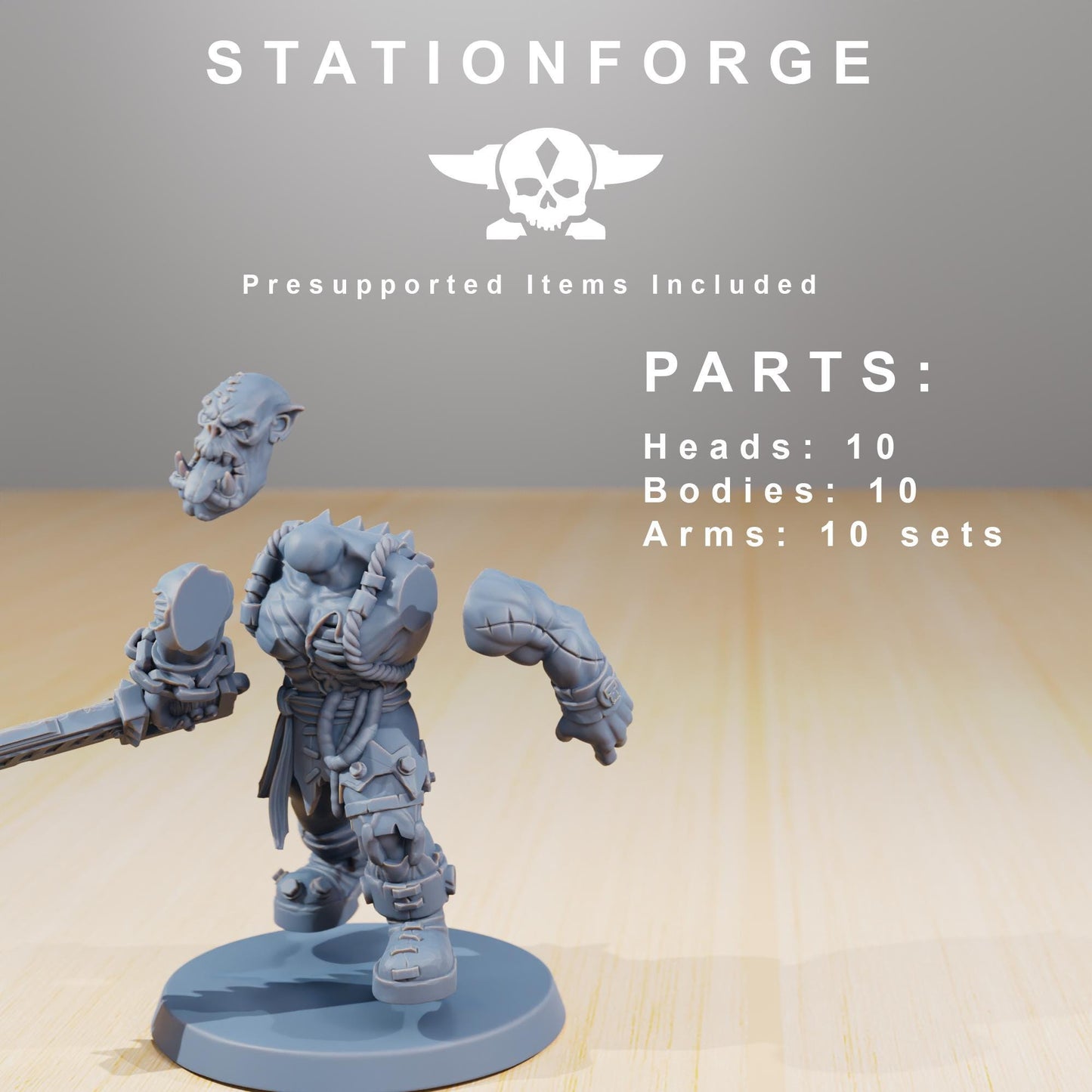 Station Forge Orkaz Plague Spreadaz Proxy minitures Ork Tabletop RPG Wargaming