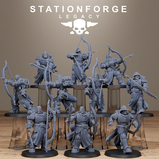 Station Forge Legacy  Solaris Archers 3d printed proxie Wargames New Faction
