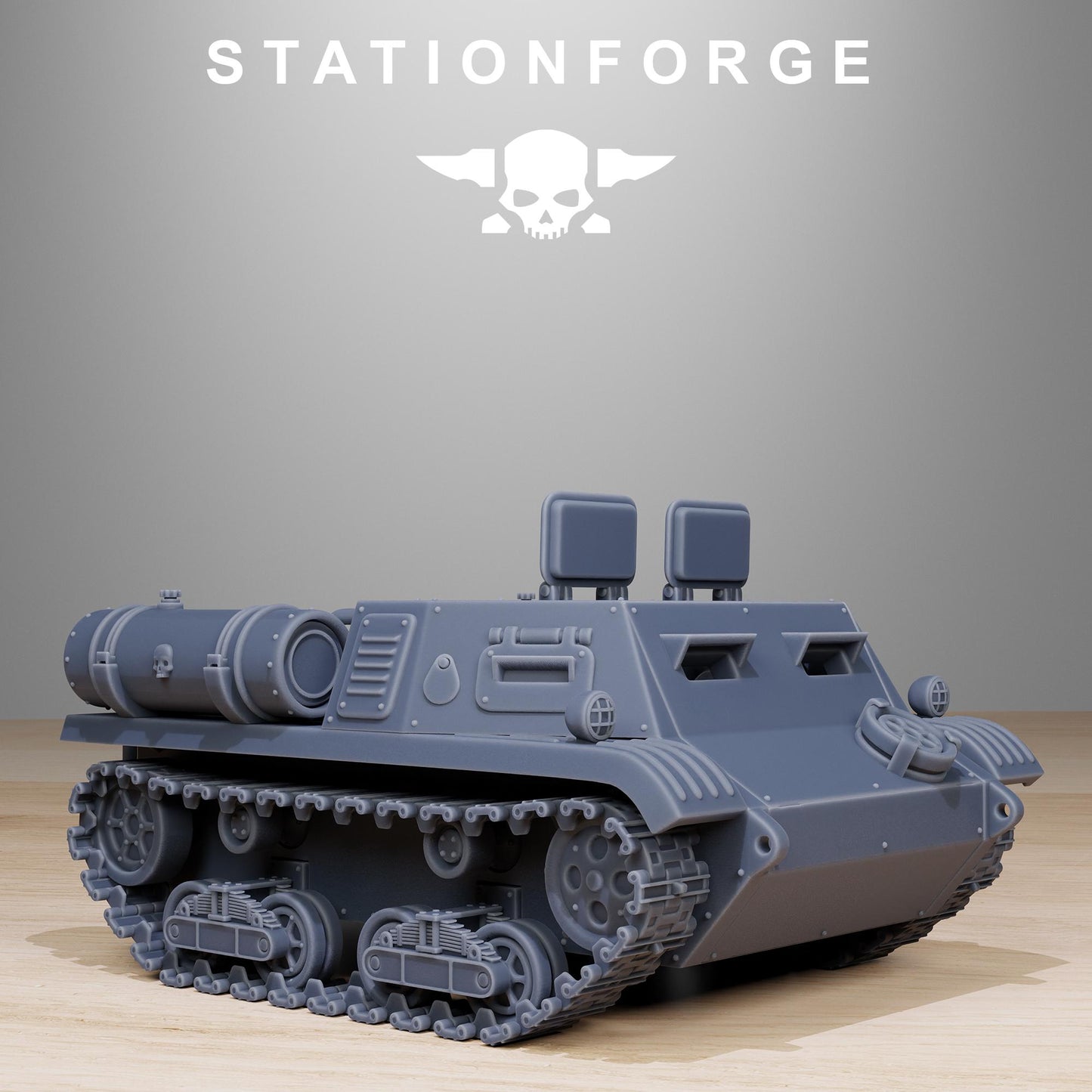 Station Forge GrimGuard Tankette 3d printed proxie Wargames
