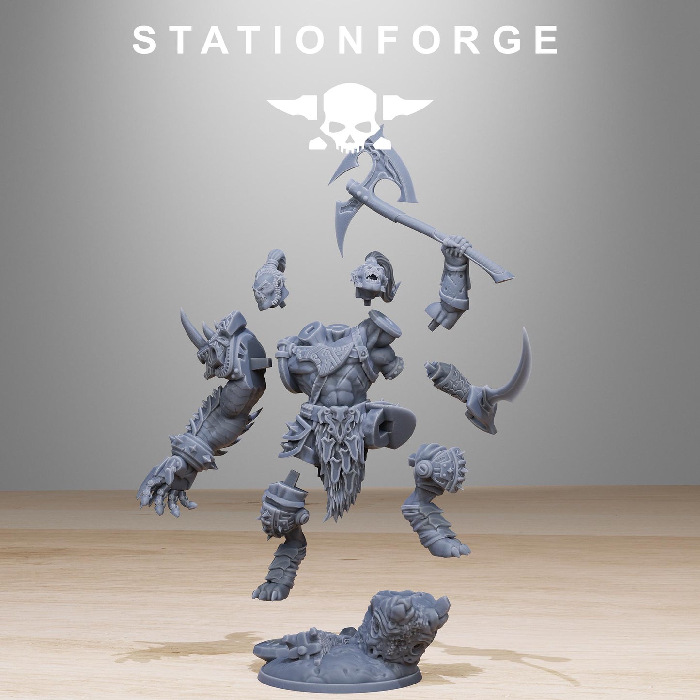 Station Forge Corrupted Gladiator Proxy minitures Tabletop RPG Wargaming