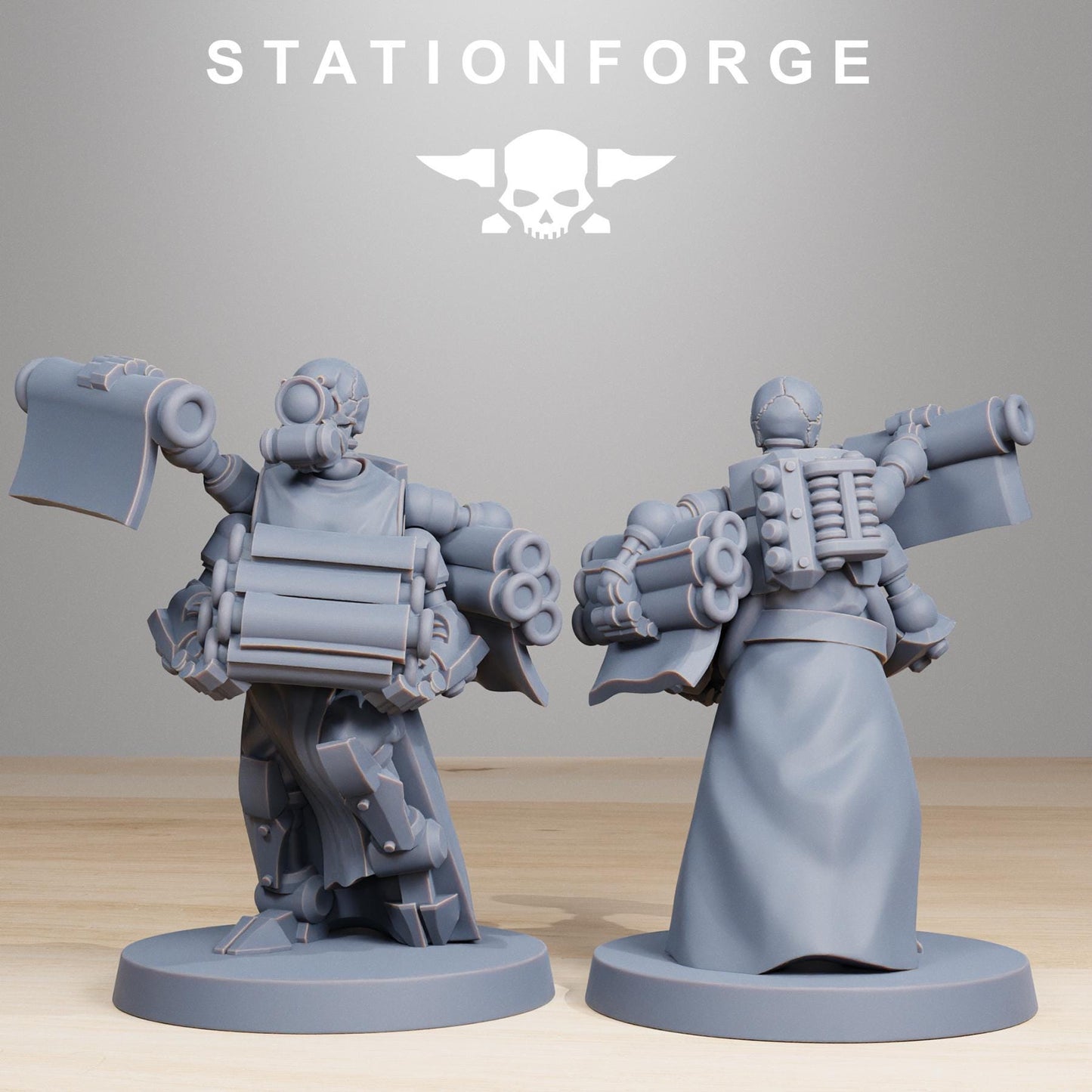 Station Forge Scavenger Vicars Proxy minitures Tabletop RPG Wargaming