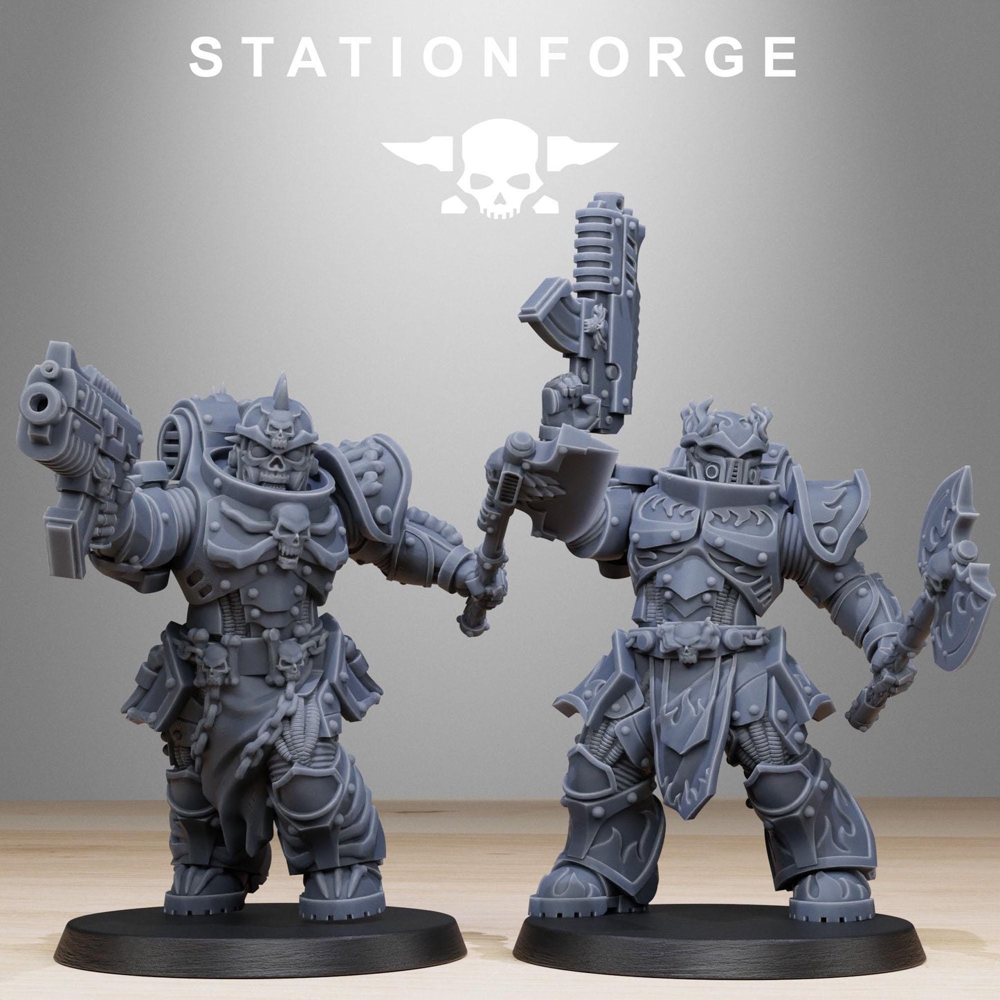 Station Forge Socratis Dragon Knight unit 3d printed proxie Wargames / Marines