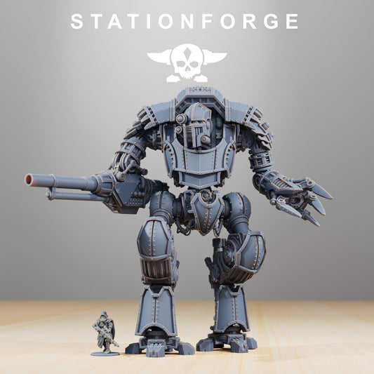 Station Forge  Scavenger Defender Mk1 big boy  printed in resin and sent in parts