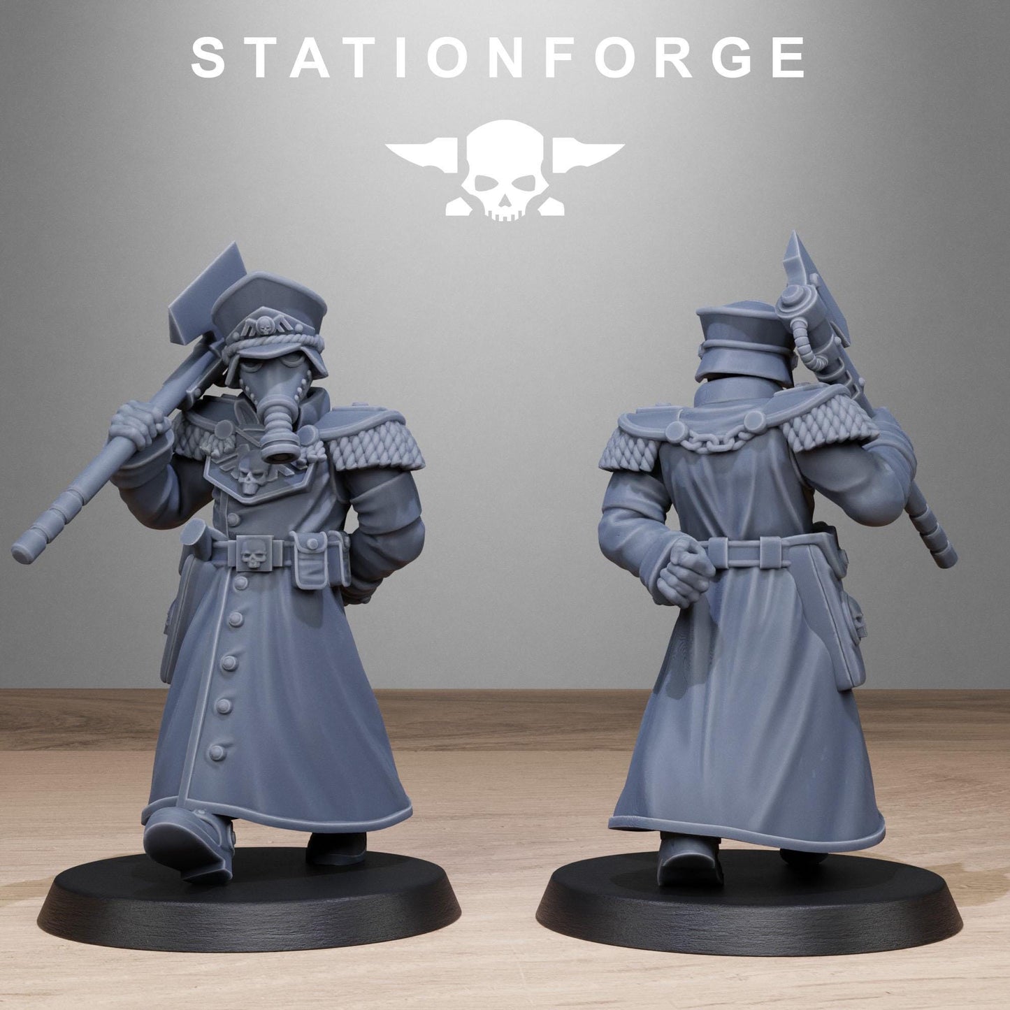 Station Forge GrimGuard Vigils 3d printed proxie Wargames