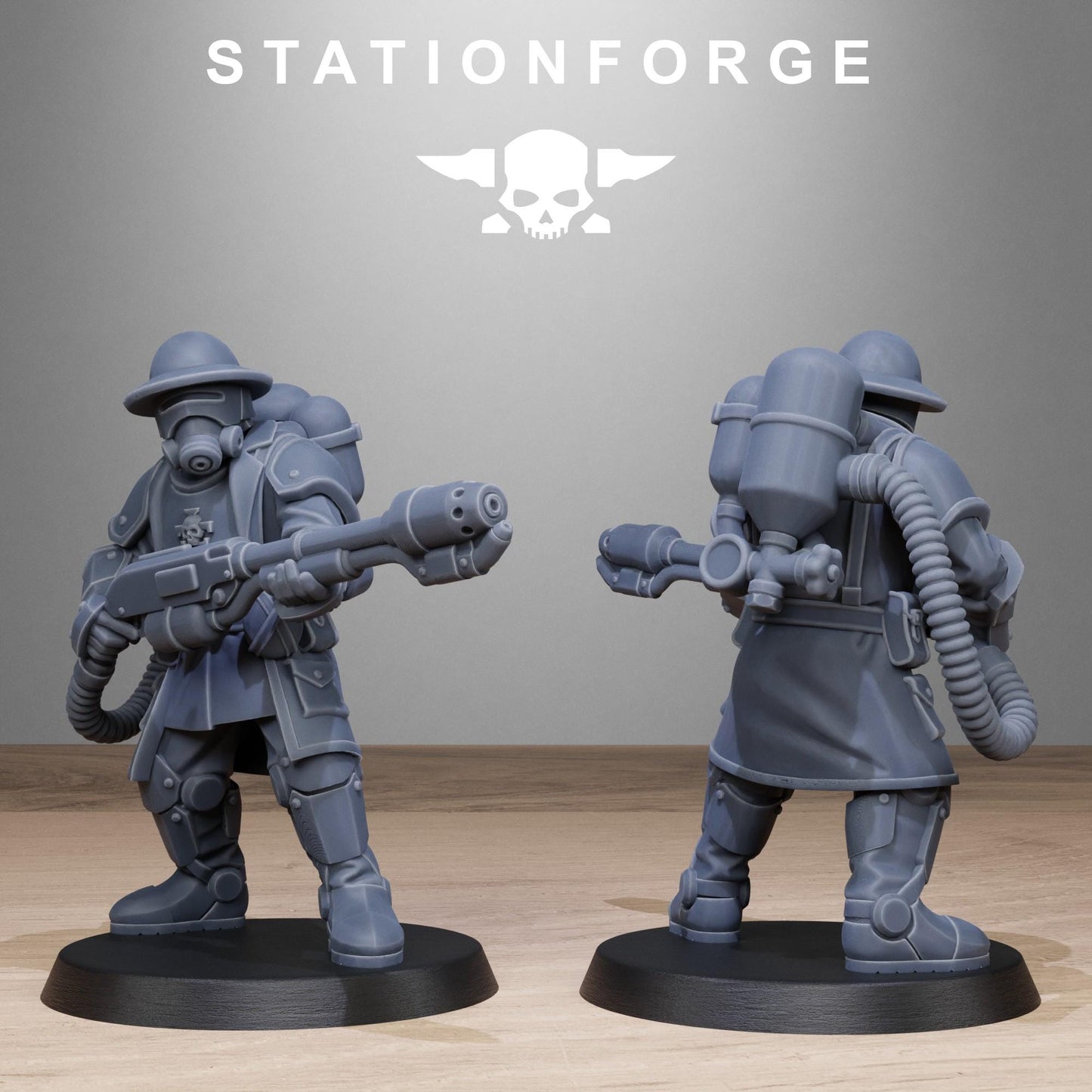 Station Forge RoyalGuard Enforces 3d printed proxie Wargames