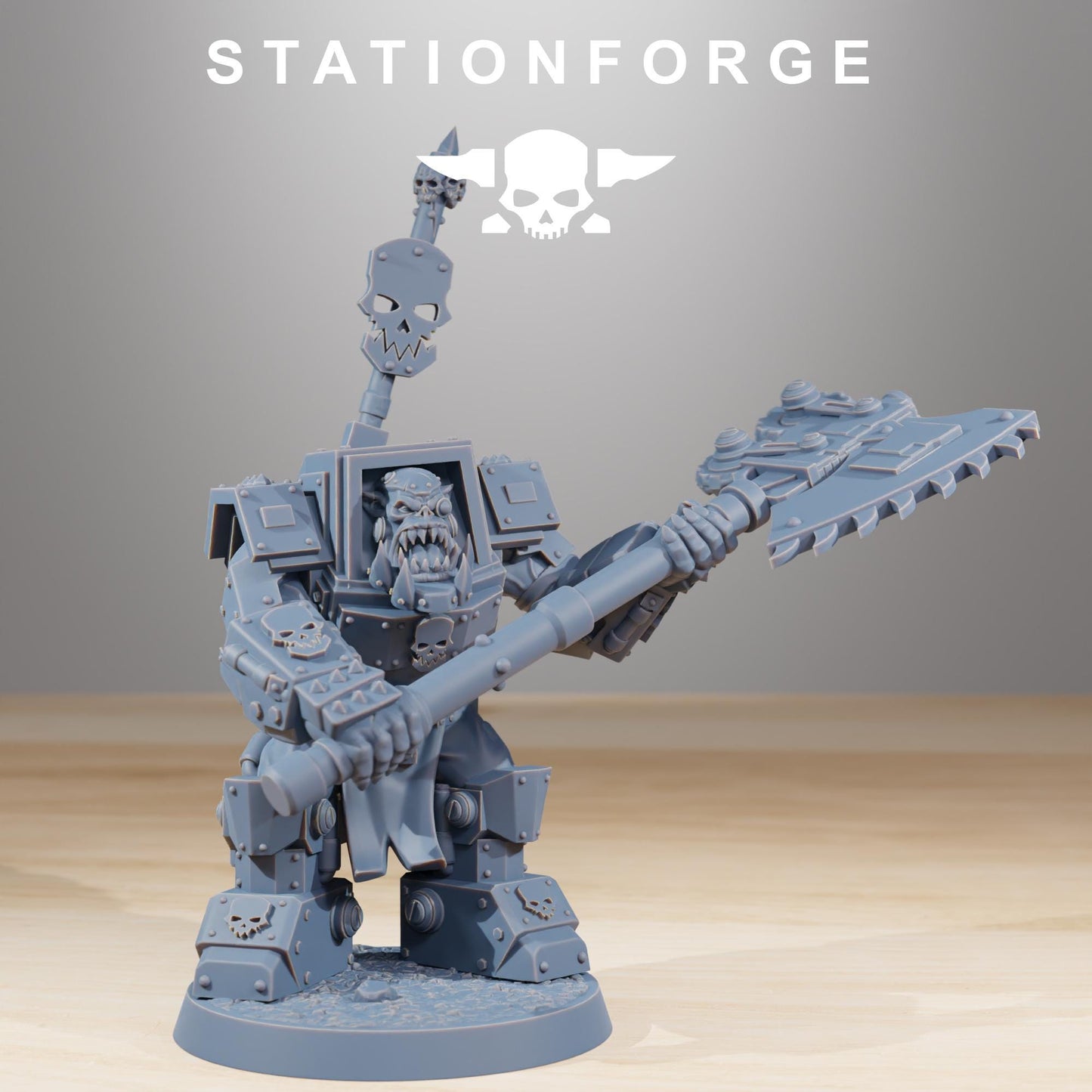 Station Forge Orkaz Infantry 3d printed proxie Wargames minitures rpg