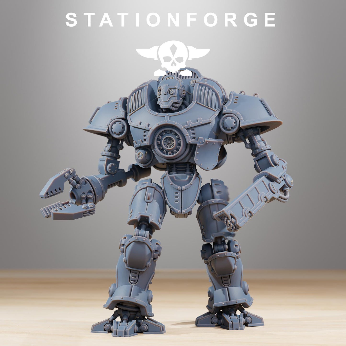 Station Forge  Scavenger Defender Mk2 big boy  printed in resin and sent in parts