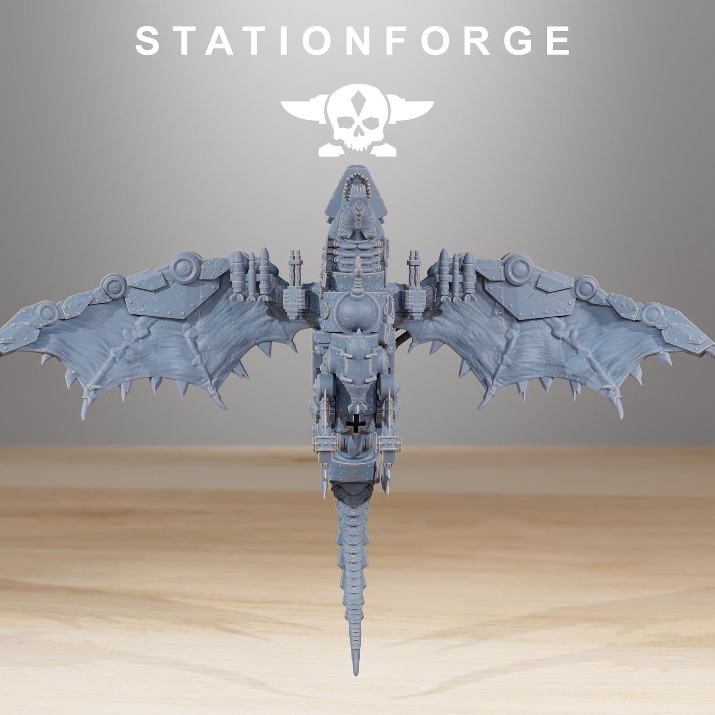 Station forge Orkaz Dragon Bomba (BIG BOY) Proxy minitures Tabletop RPG Wargaming 130mm base