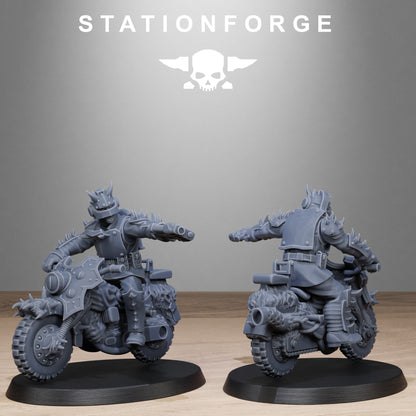 10 x Corrupted Guard Bikers Designed by Station Forge