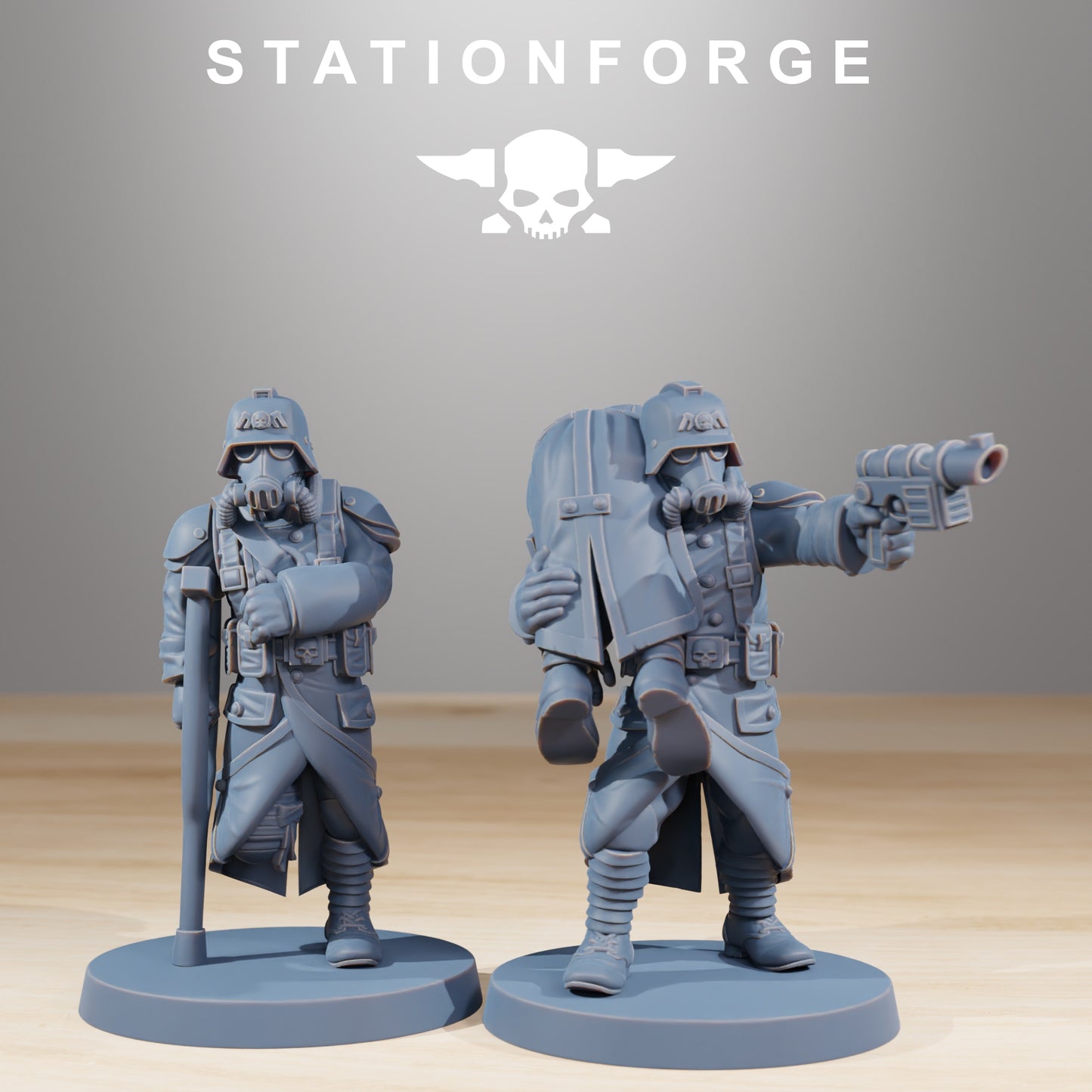 11 x GrimGuard Casualties Designed by Station Forge