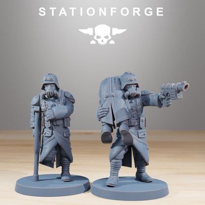 11 x GrimGuard Casualties Designed by Station Forge