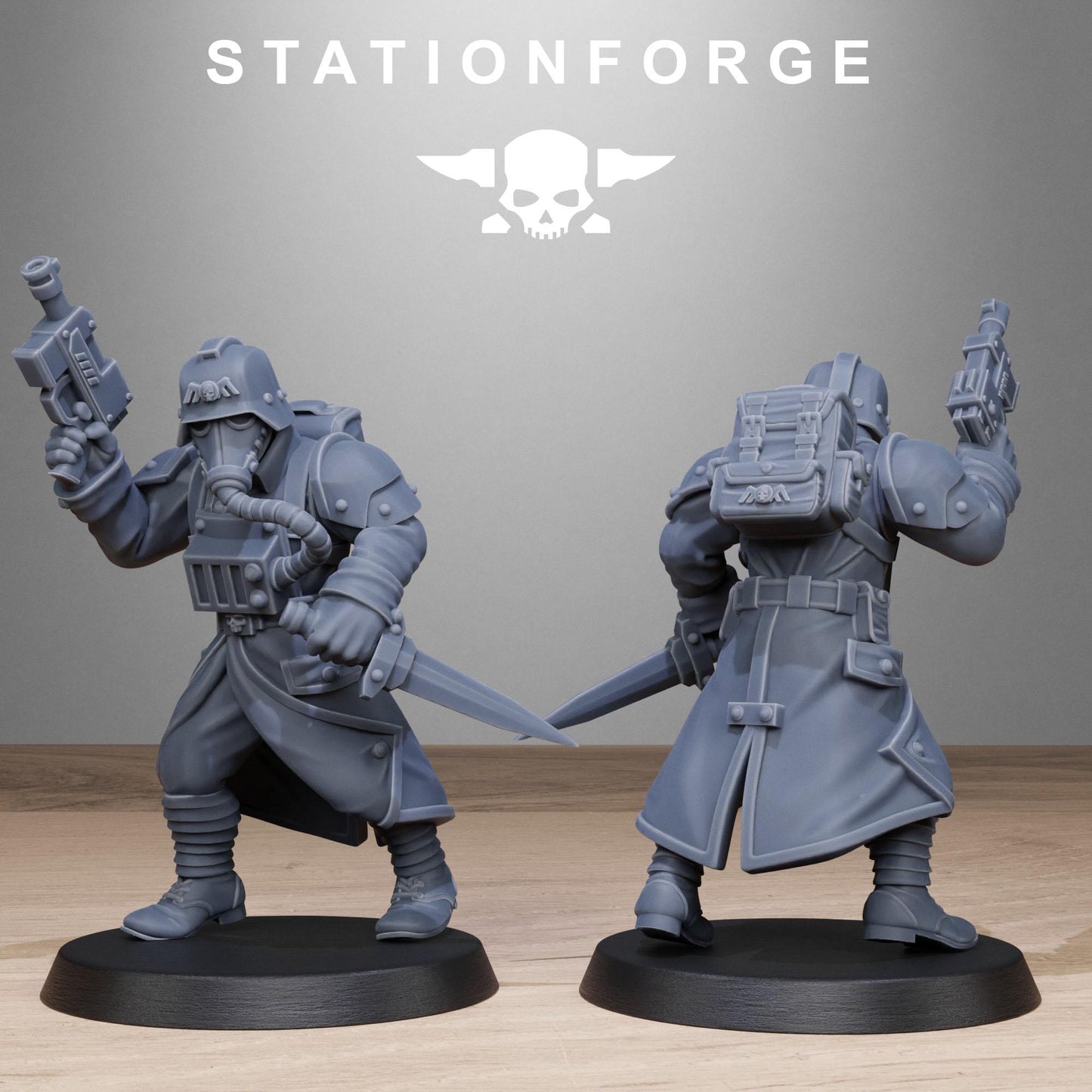 Station Forge GrimGuard Vigils 3d printed proxie Wargames