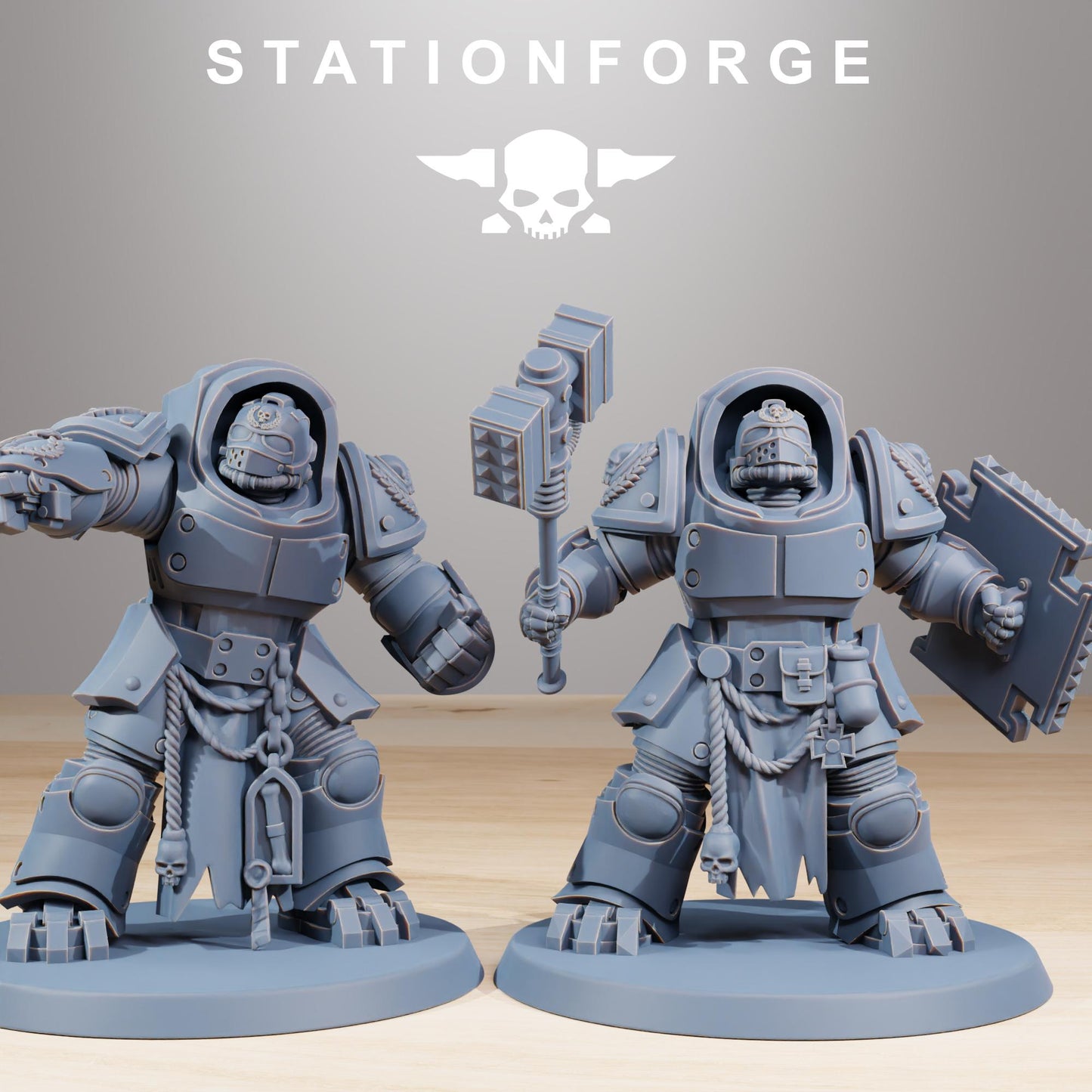 Station Forge Socratis Vanguard Melee unit 3d printed proxie Wargames / Marines