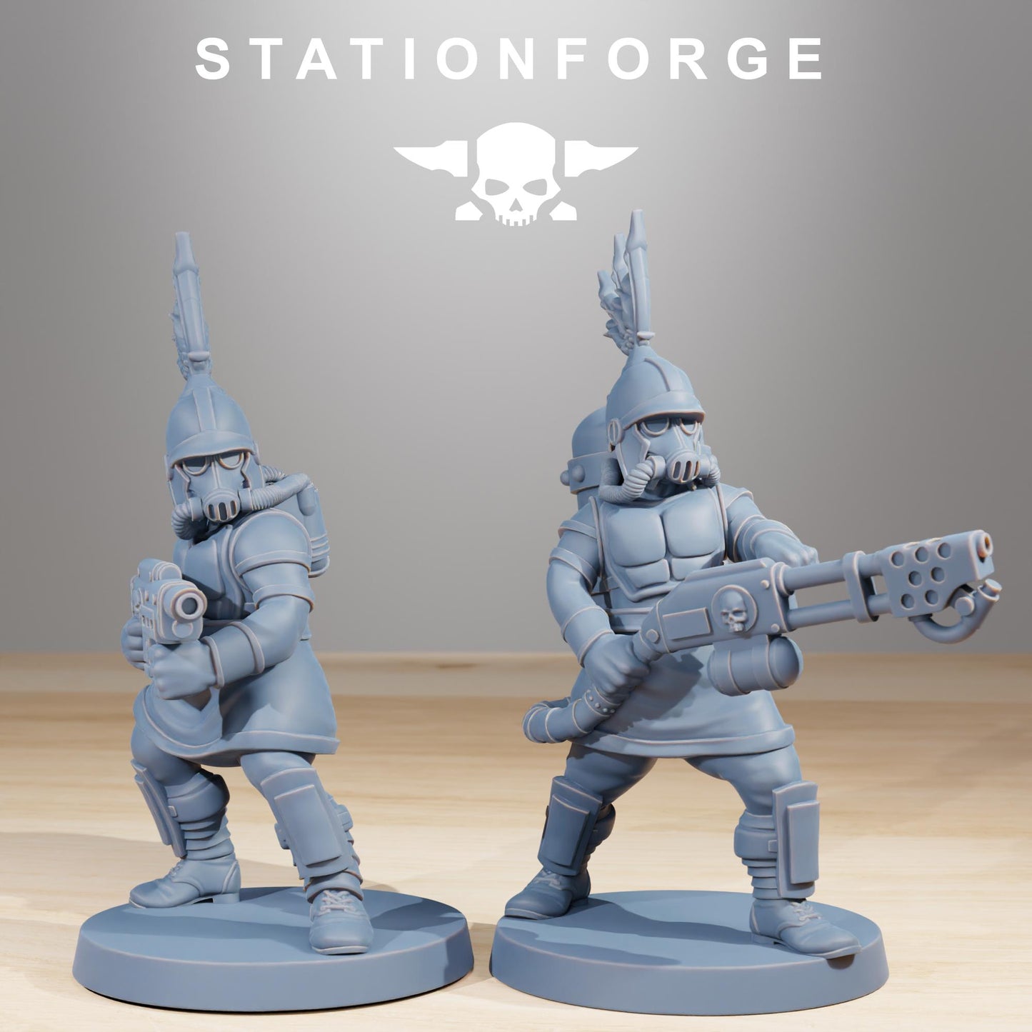Station Forge GrimGuard Aquilastra 3d printed proxie Wargames