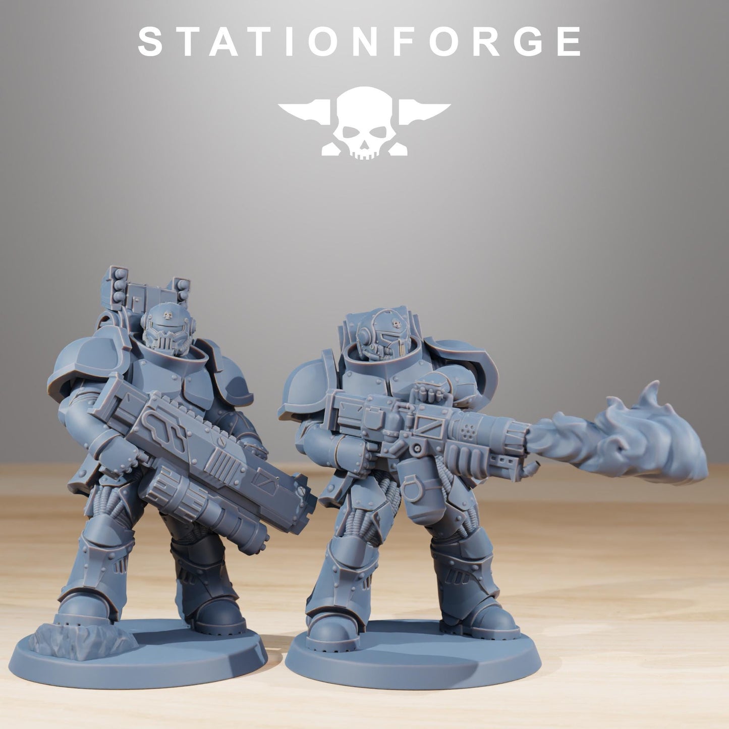 Station Forge Socratis Ravagers unit 3d printed proxie Wargames / Marines
