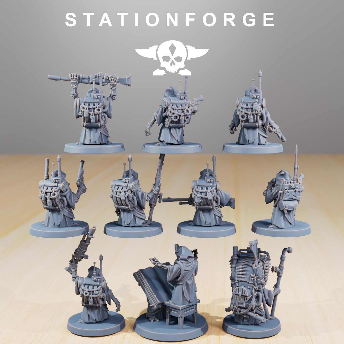 Station Forge scavenger junkards Team Proxy  minitures Tabletop RPG Wargaming