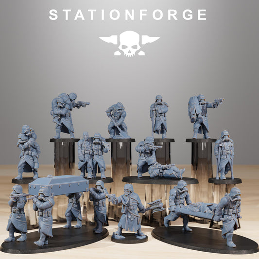 Station Forge GrimGuard Casualties 3d printed proxie Wargames