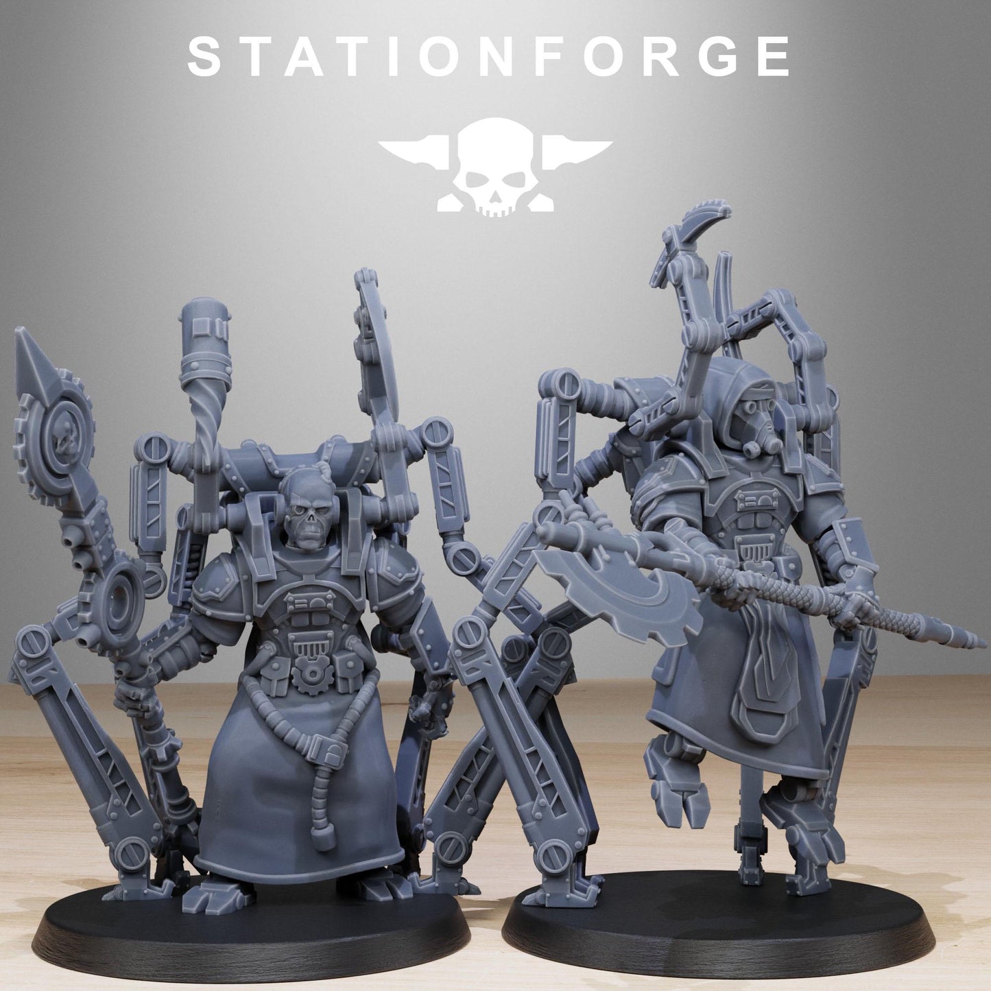 Station ForgeScavenger_Octapods Proxy minitures Tabletop RPG Wargaming