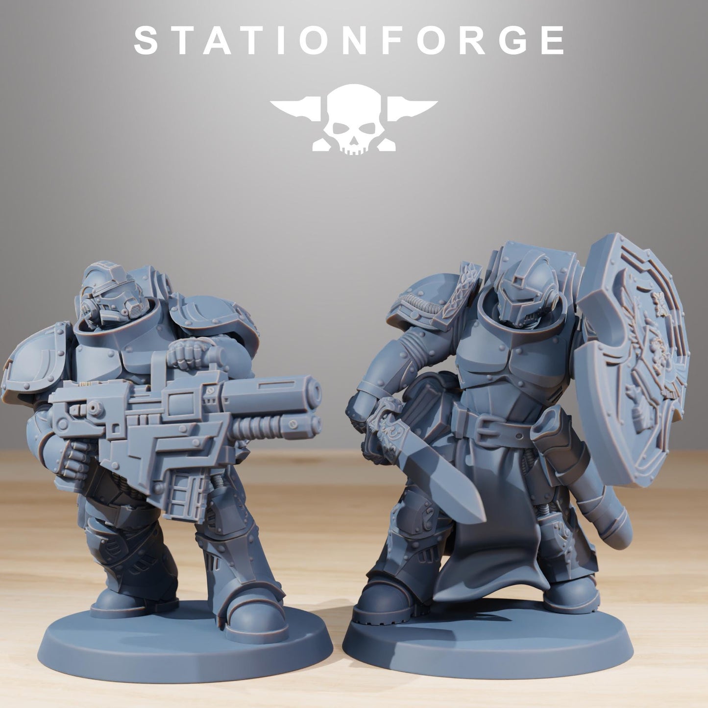 Station Forge Socratis Knights Team Proxy minitures Tabletop RPG Wargaming