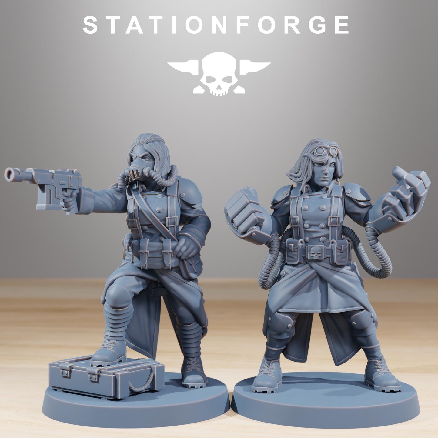 Station Forge GrimGuard Sisters of War 3d printed proxie Wargames