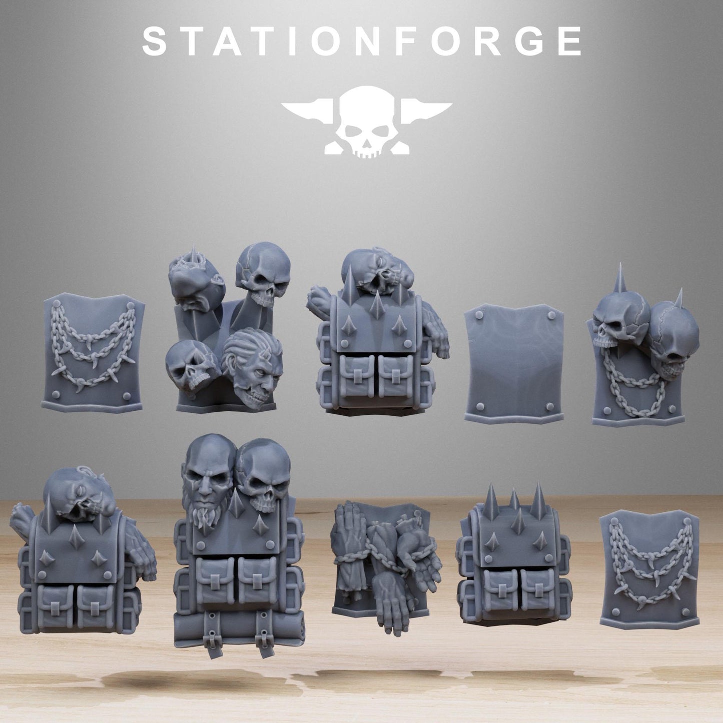 Station Forge Corrupted_Guard_Builder_Kit Proxy 28mm minitures Tabletop RPG Wargaming