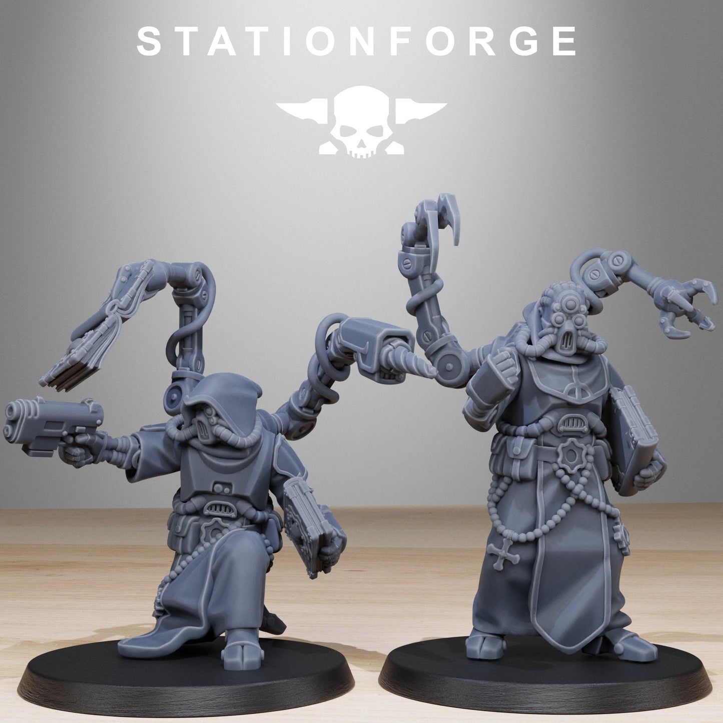 Station Forge Scavenger_Monks Proxy minitures Tabletop RPG Wargaming
