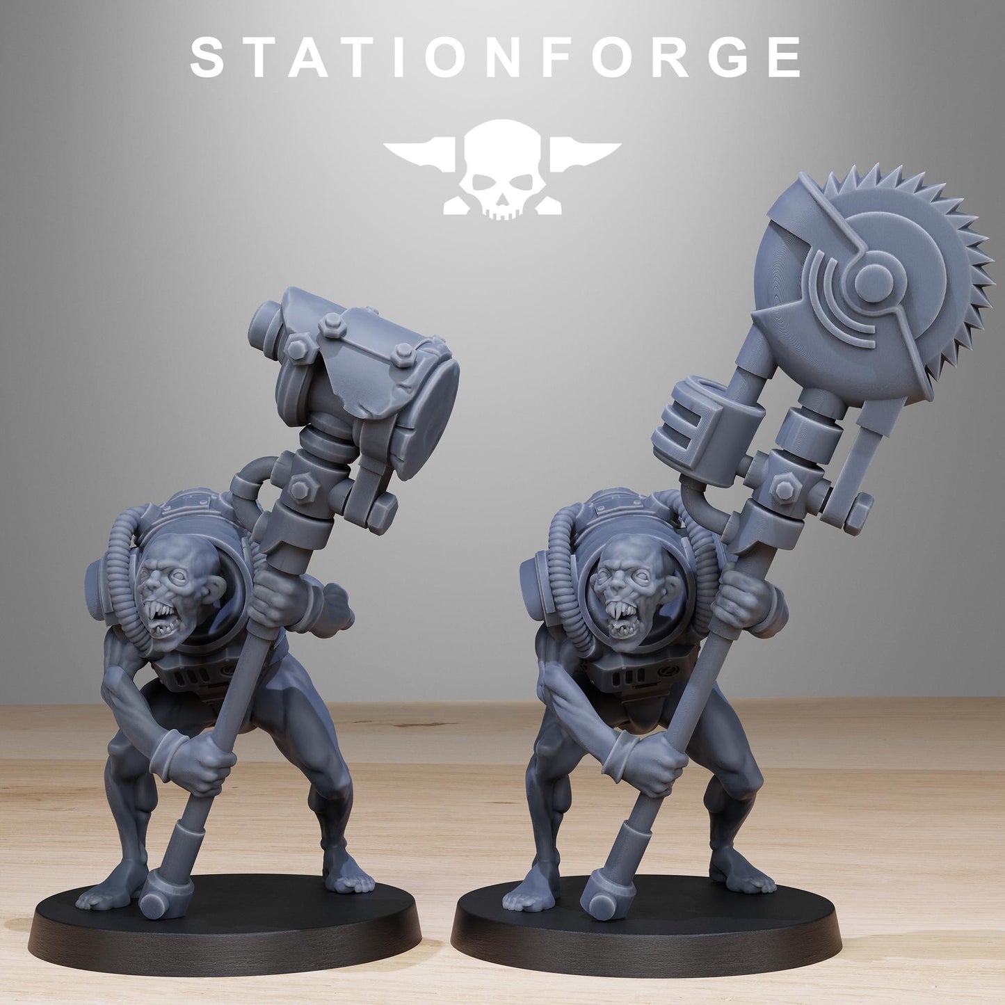 Station Forge Corrupted Guard Wretched Team Proxy minitures Tabletop RPG Wargaming