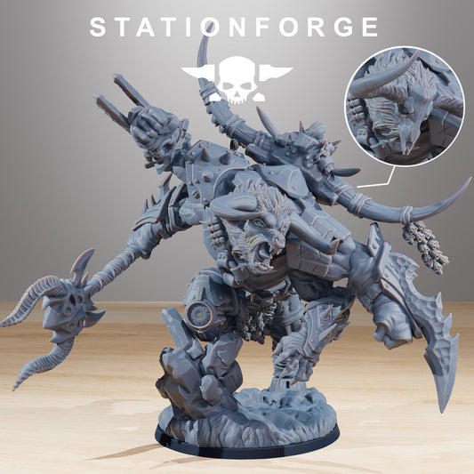 Station Forge Corrupted Beasts Leader Proxy minitures Tabletop RPG Wargaming