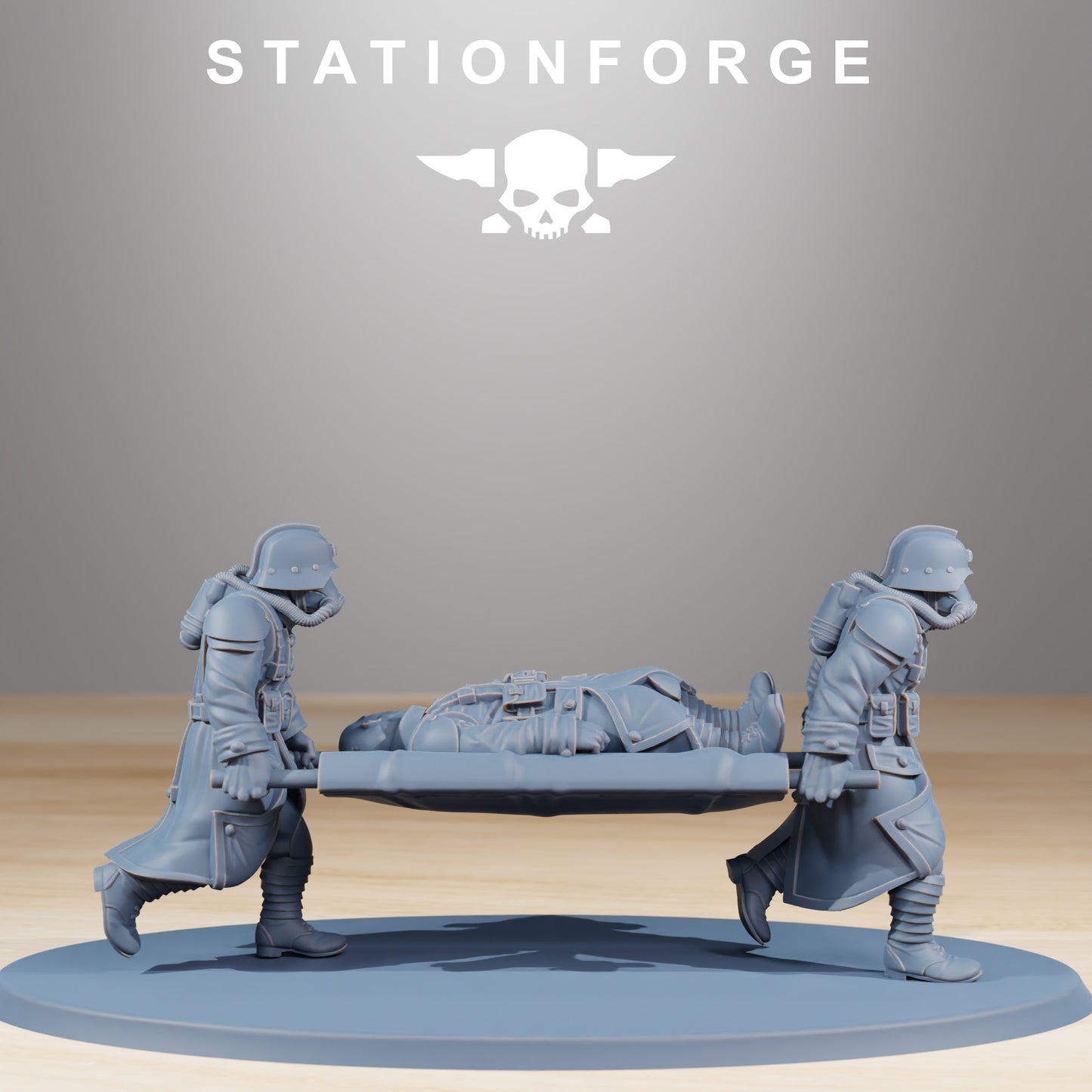 11 x GrimGuard Casualties Designed by Station Forge