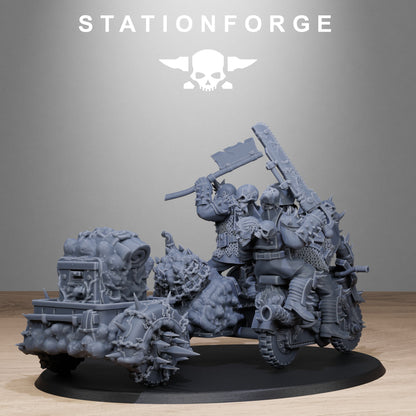 10 x Corrupted Guard Bikers Designed by Station Forge