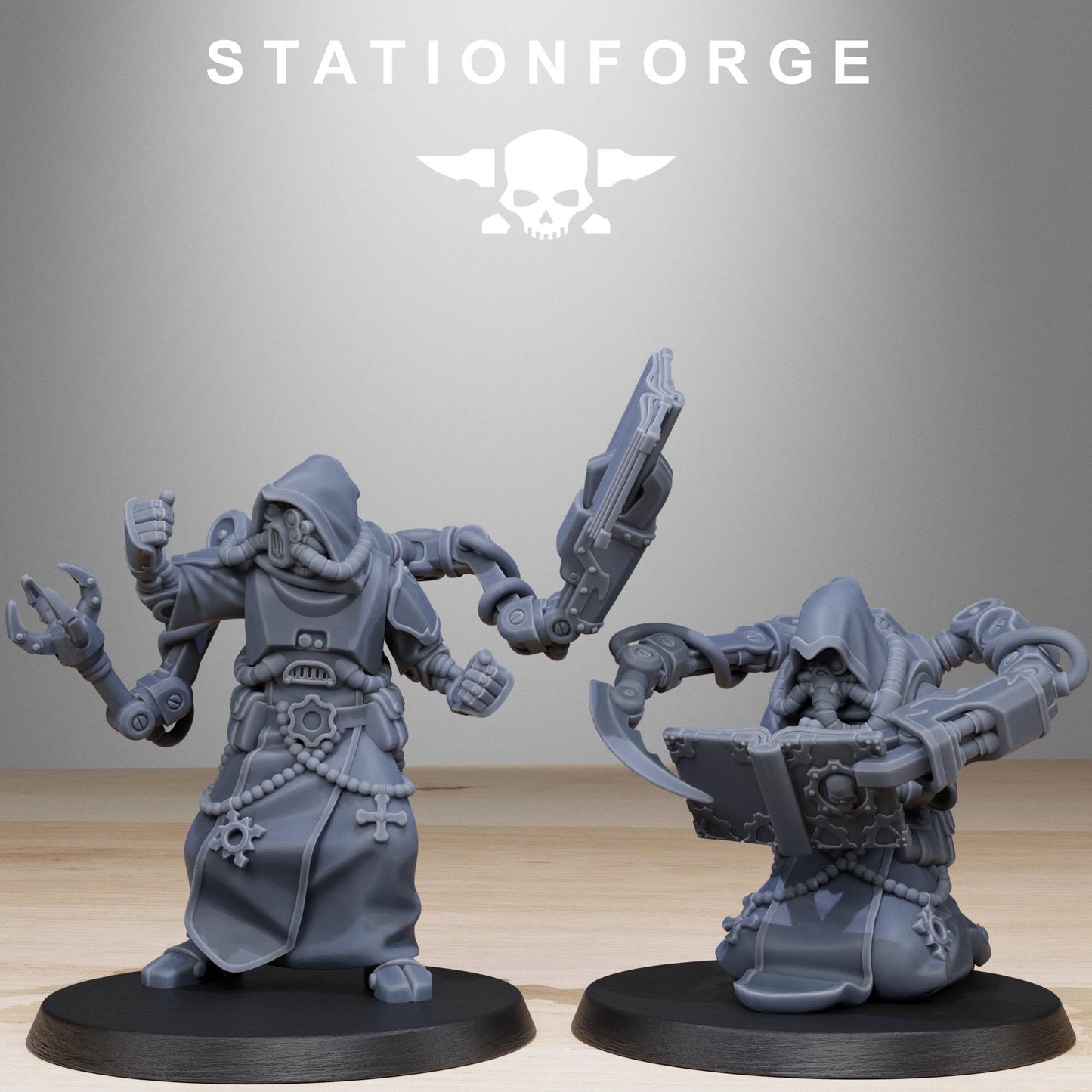 Station Forge Scavenger_Monks Proxy minitures Tabletop RPG Wargaming