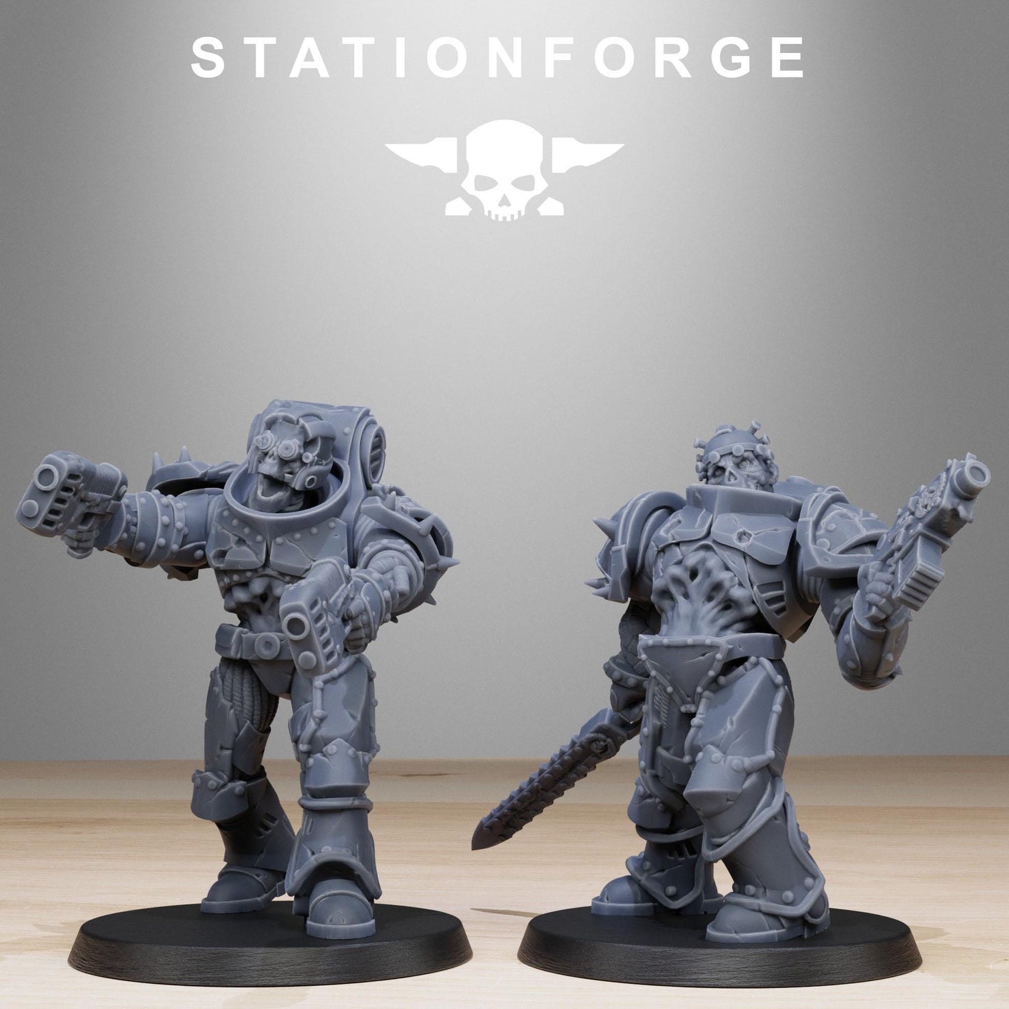 Station Forge Socratis_Zombies Proxy minitures Tabletop RPG Wargaming