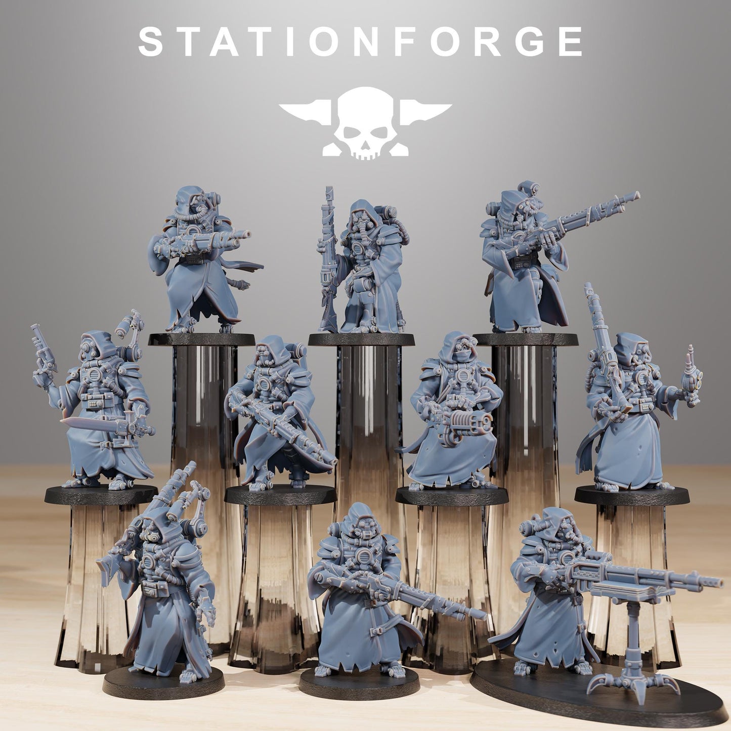 Station Forge Scavenger Hunters Team Proxy  minitures Tabletop RPG Wargaming