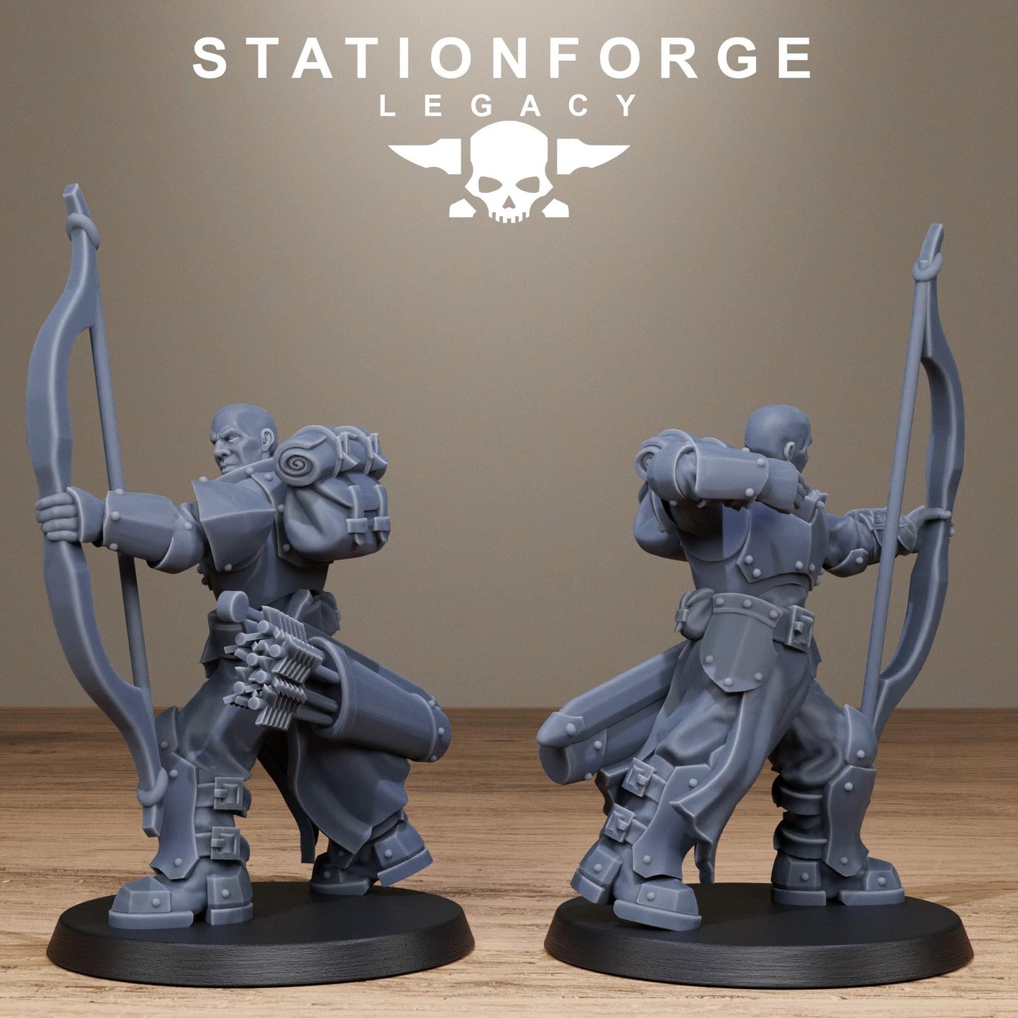 Station Forge Legacy  Solaris Archers 3d printed proxie Wargames New Faction