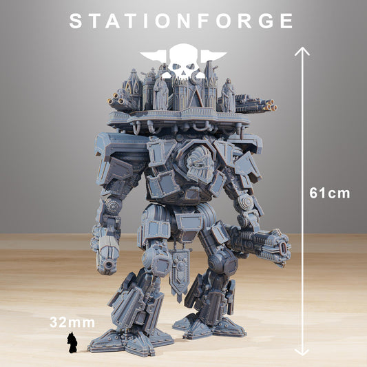 Scavenger Trident Massive 60cm tall big boy  printed in resin and sent in parts