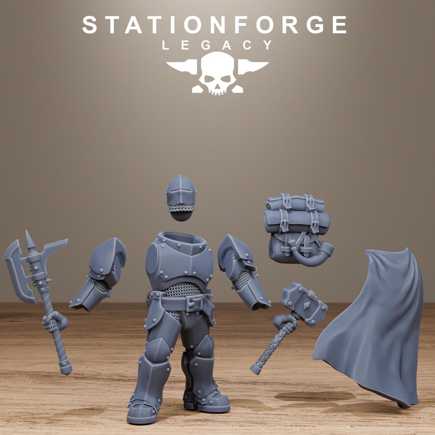 Station Forge Legacy  Solaris Infantry 3d printed proxie Wargames New Faction