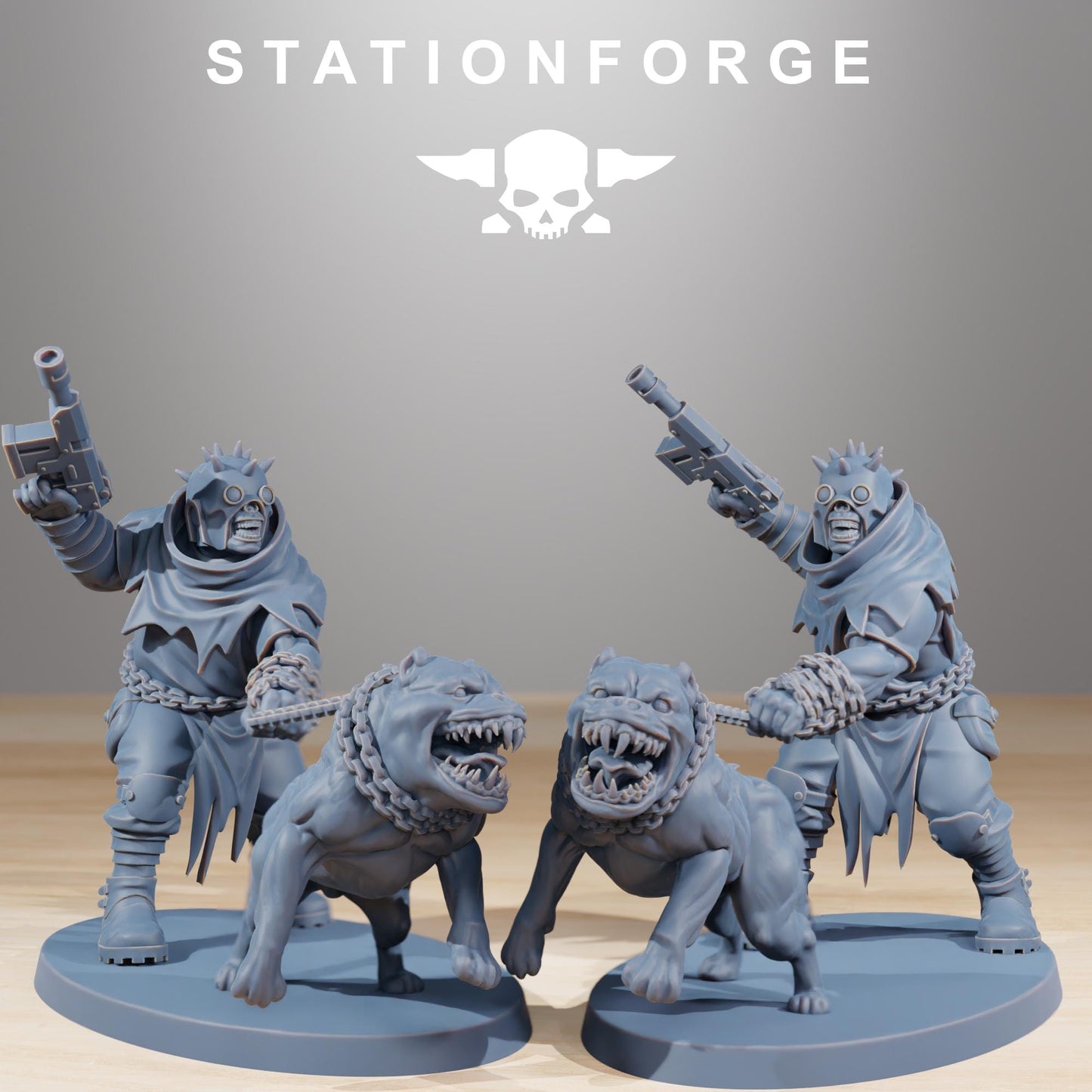 Station Forge Corrupted Guard Nomads Team Proxy 28mm minitures Tabletop RPG Wargaming