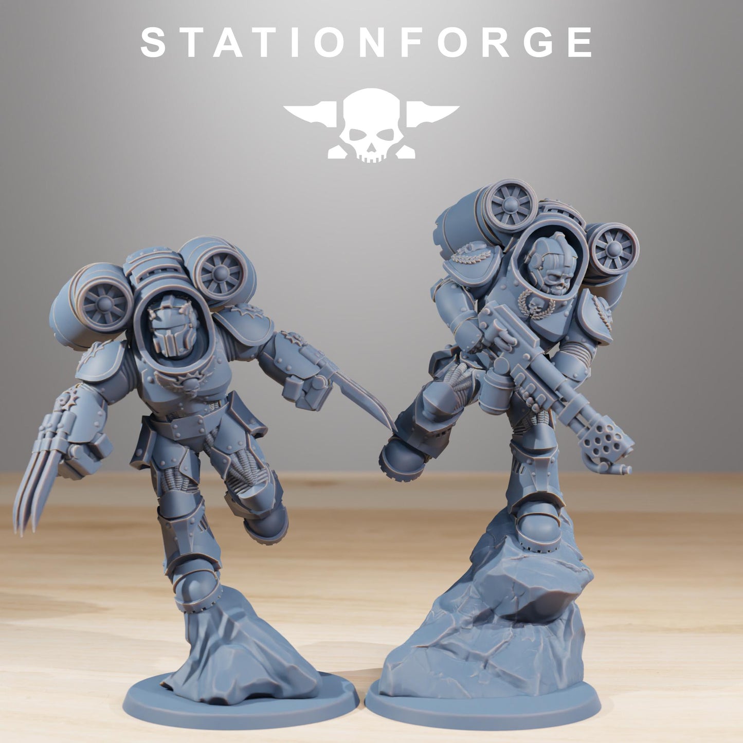 Station Forge Socratis Deviators unit 3d printed proxie Wargames / Marines