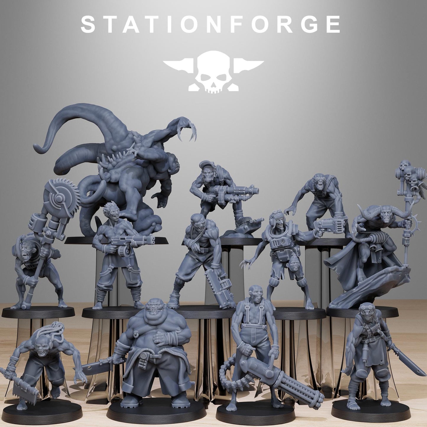 Station Forge Corrupted Guard Wretched Team Proxy minitures Tabletop RPG Wargaming